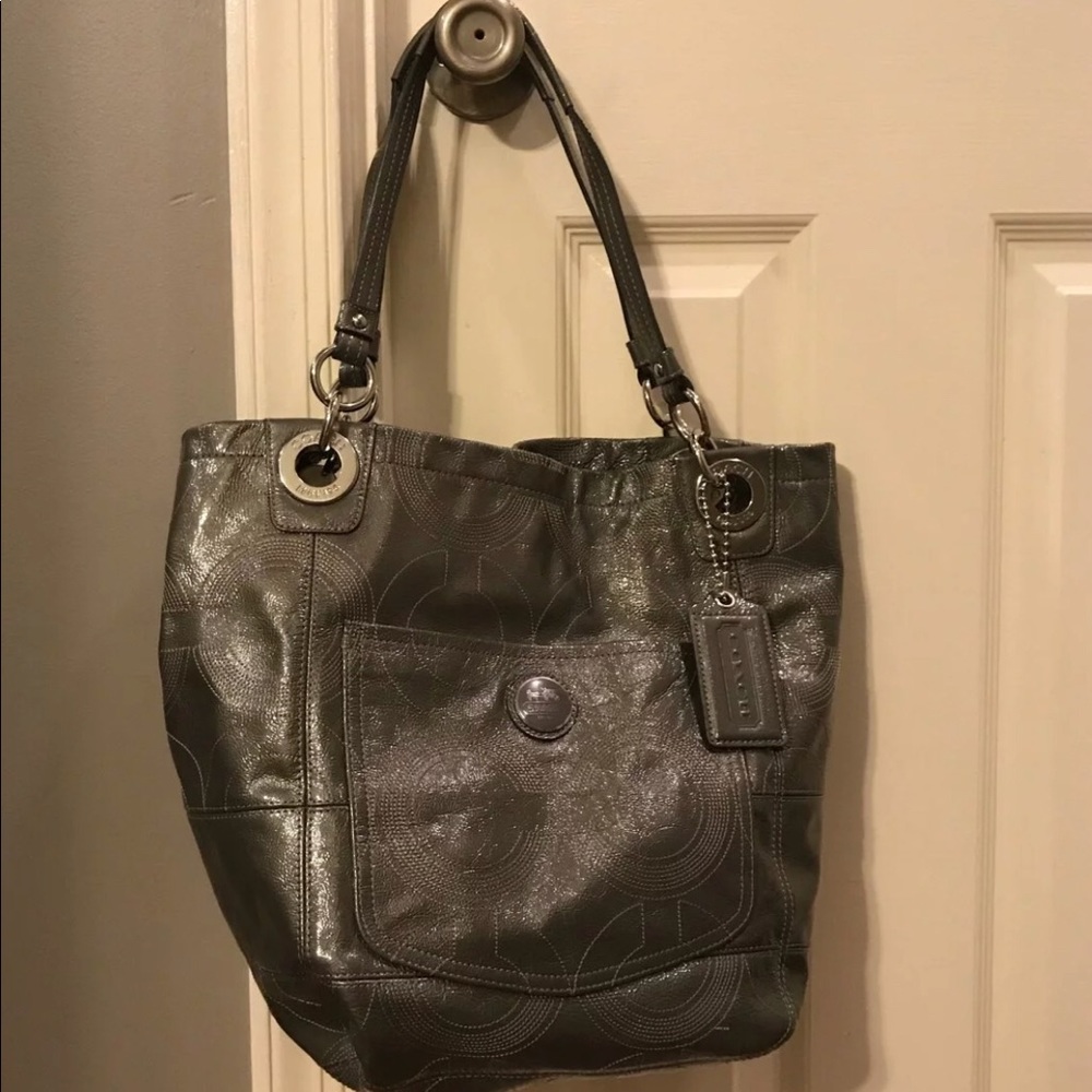 Silver Coach purse